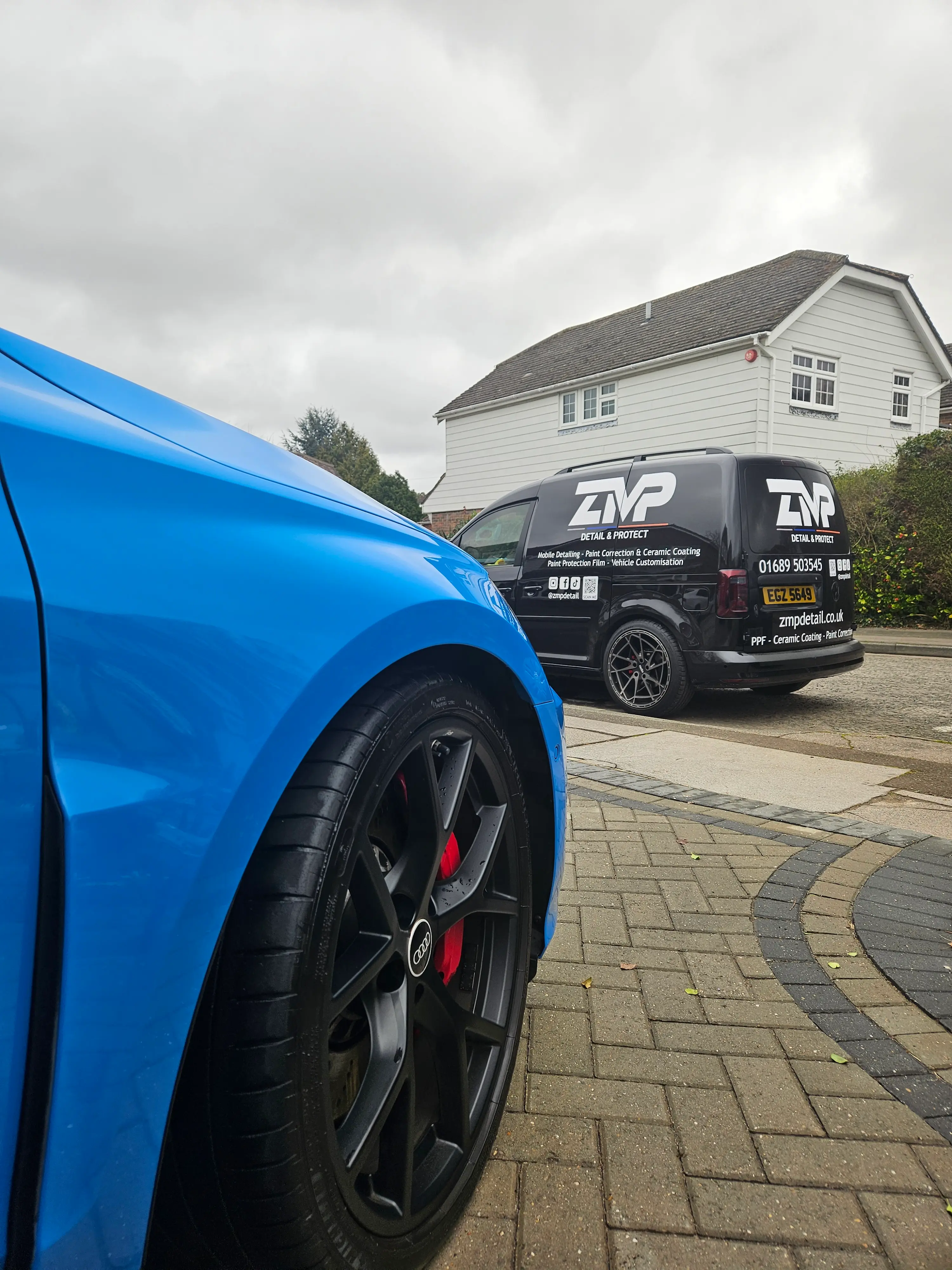 Audi protected with PPF and ceramic coating against bird dropping and paint damage in Orpington, Kent