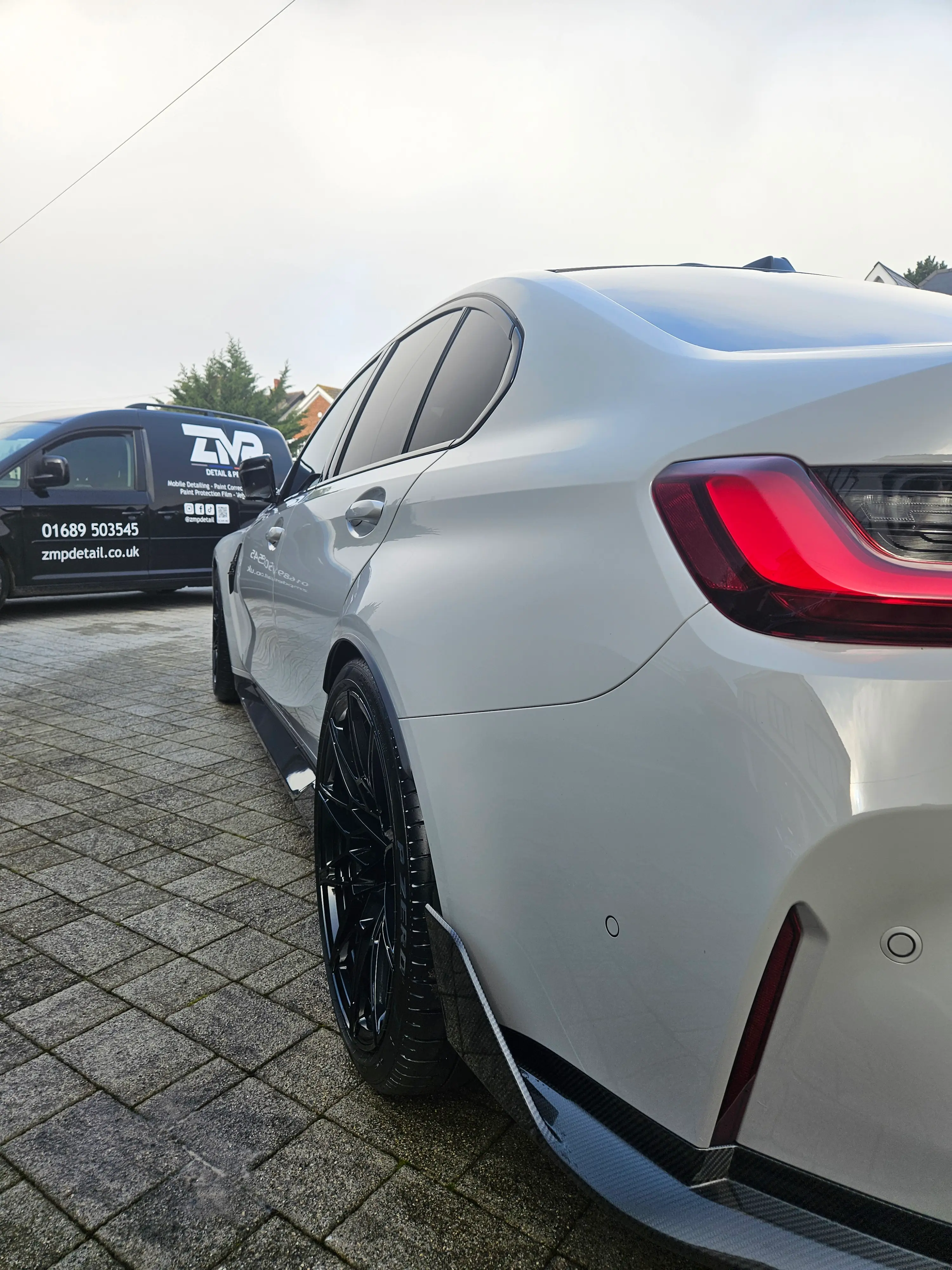 Professional supercar detailing and ceramic coating application showing long-lasting paint protection in Kent